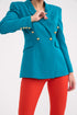 Button Front Detailed Double Breasted Jacket